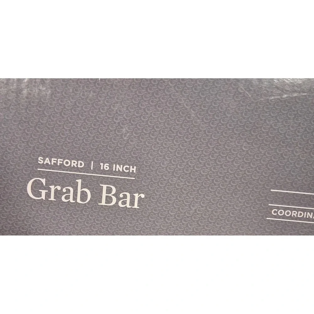 Better Homes & Gardens Safford 16 Inch Grab Bar Satin Nickel ADA 500lb